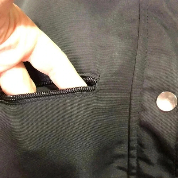 Style & Co.Water Resistant,faux fur hood,zip/snap front,pockets midi winter coat - Picture 6 of 13